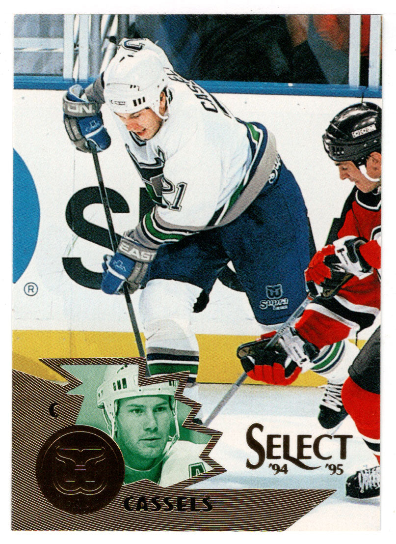 Andrew Cassels - Hartford Whalers (NHL Hockey Card) 1994-95 Pinnacle Select # 141 Mint