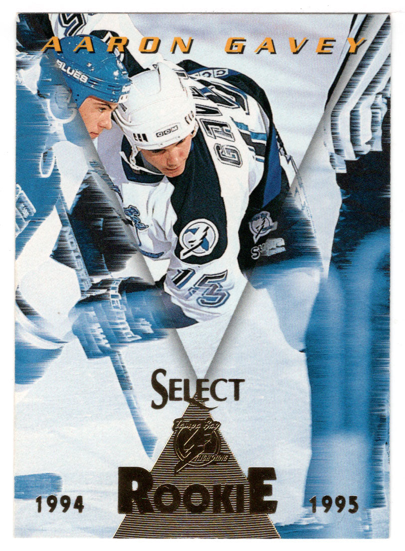 Aaron Gavey - Tampa Bay Lightning (NHL Hockey Card) 1994-95 Pinnacle Select # 180 Mint