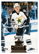 Todd Harvey - Dallas Stars (NHL Hockey Card) 1994-95 Pinnacle Select # 182 Mint