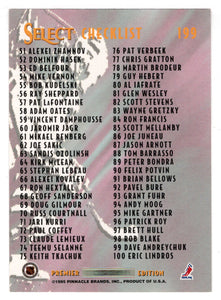 Checklist # 1 (# 1 - # 100) (NHL Hockey Card) 1994-95 Pinnacle Select # 199 Mint