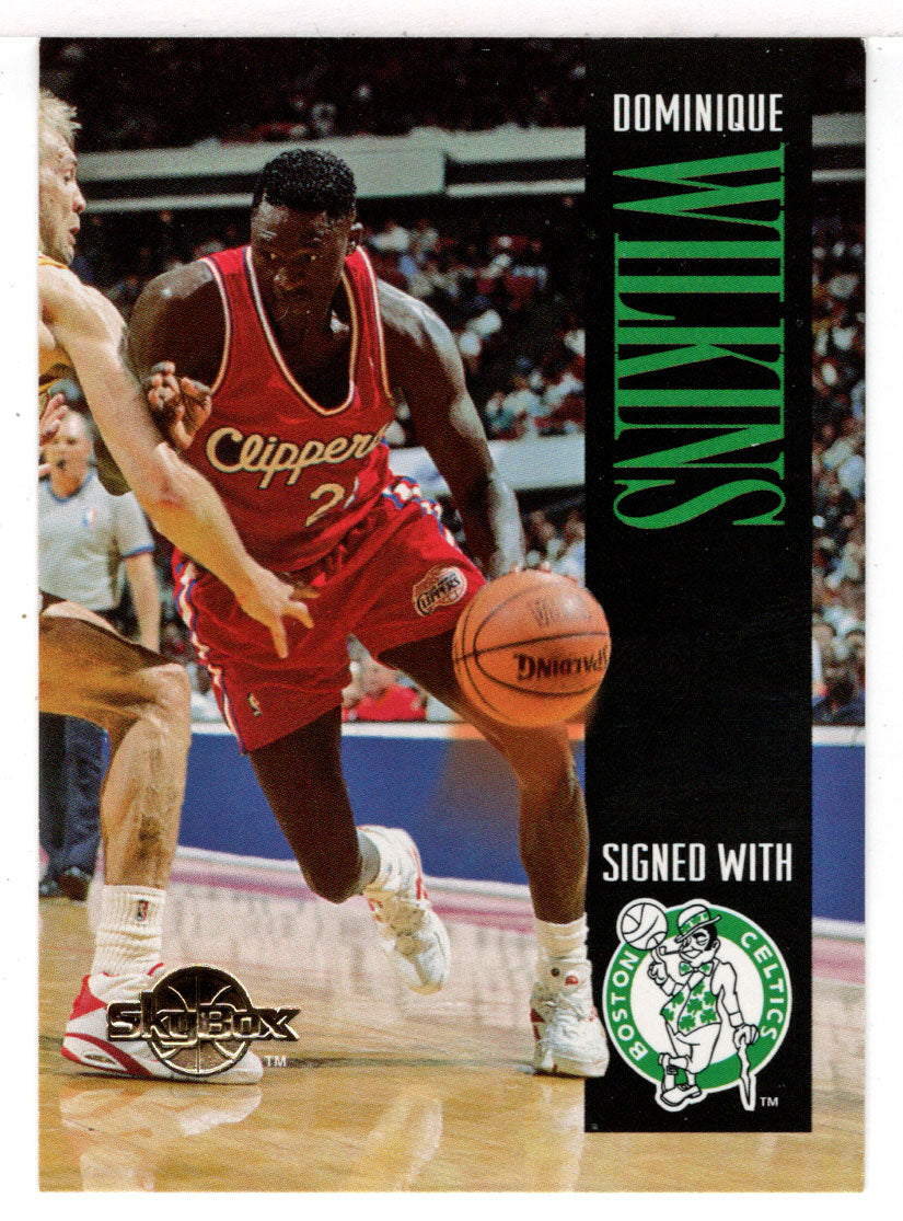 Dominique Wilkins - Los Angeles Clippers (NBA Basketball Card) 1994-95 SkyBox Premium # 77 Mint