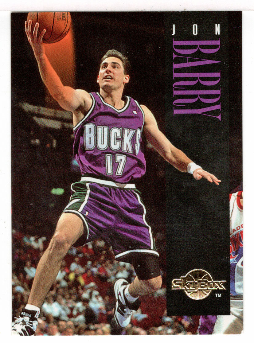 Jon Barry - Milwaukee Bucks (NBA Basketball Card) 1994-95 SkyBox Premium # 92 Mint