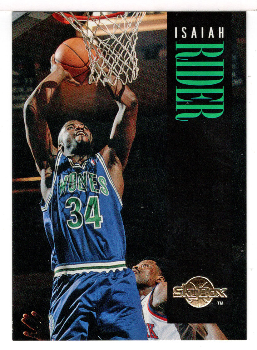 Isaiah Rider - Minnesota Timberwolves (NBA Basketball Card) 1994-95 SkyBox Premium # 100 Mint