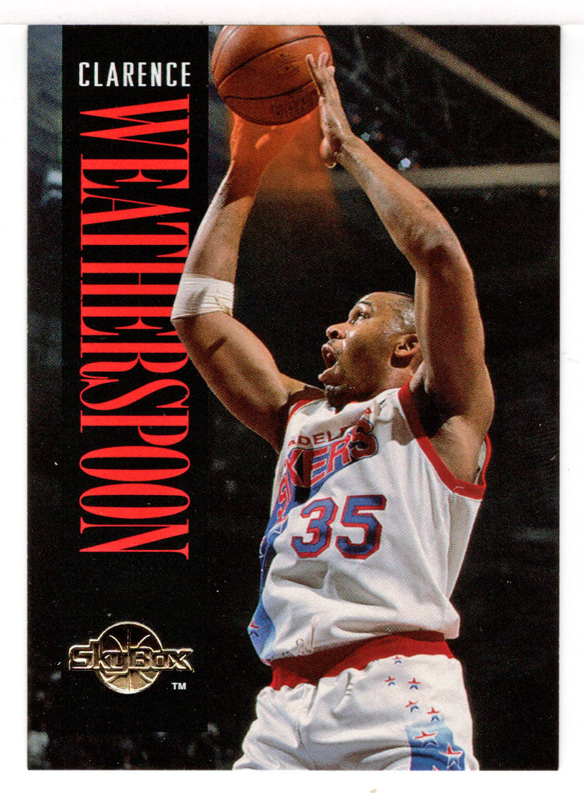 Clarence Weatherspoon - Philadelphia 76ers (NBA Basketball Card) 1994-95 SkyBox Premium # 126 Mint