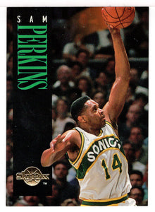 Sam Perkins - Seattle SuperSonics (NBA Basketball Card) 1994-95 SkyBox Premium # 158 Mint