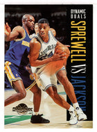 Latrell Sprewell - Jim Jackson - Golden State Warriors - Dallas Mavericks - Dynamic Duals (NBA Basketball Card) 1994-95 SkyBox Premium # 191 Mint