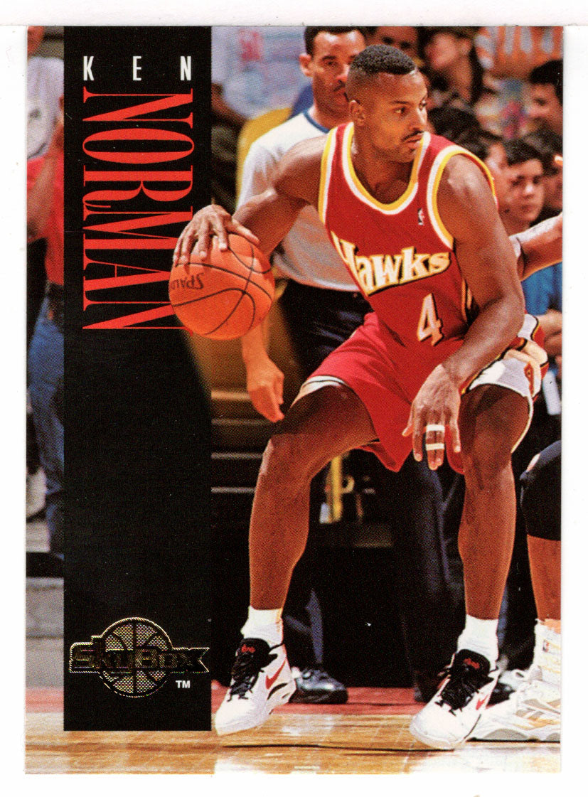 Ken Norman - Atlanta Hawks (NBA Basketball Card) 1994-95 SkyBox Premium # 204 Mint