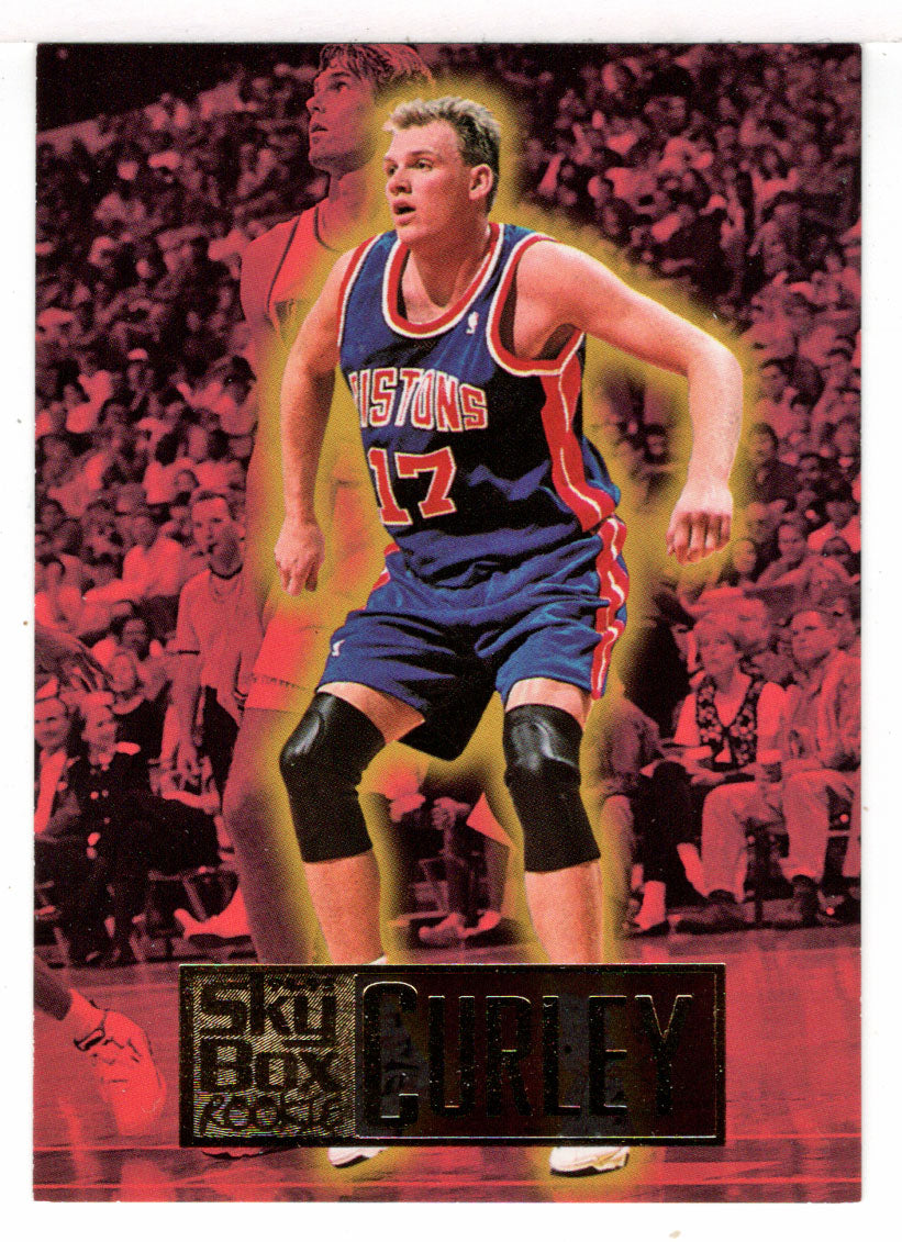 Bill Curley RC - Detroit Pistons (NBA Basketball Card) 1994-95 SkyBox Premium # 225 Mint
