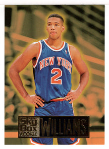 Monty Williams RC - New York Knicks (NBA Basketball Card) 1994-95 SkyBox Premium # 262 Mint
