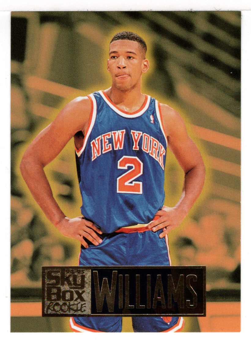 Monty Williams RC - New York Knicks (NBA Basketball Card) 1994-95 SkyBox Premium # 262 Mint