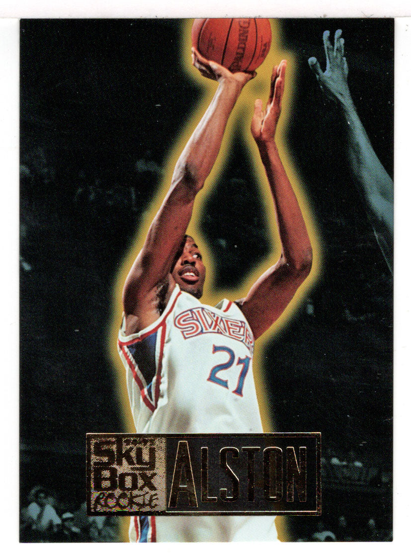 Derrick Alston RC - Philadelphia 76ers (NBA Basketball Card) 1994-95 SkyBox Premium # 266 Mint