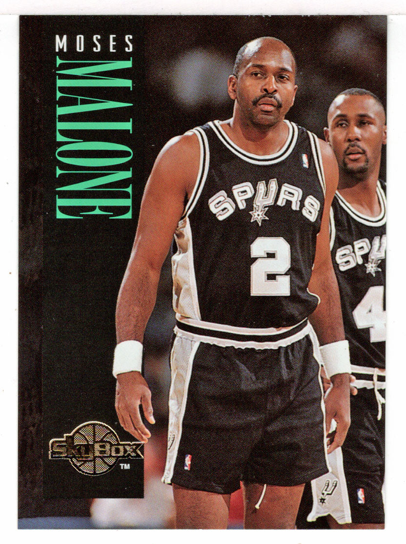 Moses Malone - San Antonio Spurs (NBA Basketball Card) 1994-95 SkyBox  Premium # 283 Mint