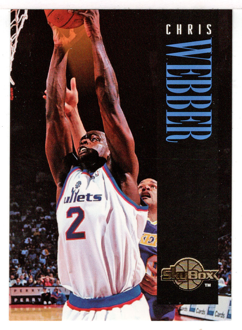 Chris Webber - Washington Bullets (NBA Basketball Card) 1994-95 SkyBox Premium # 297 Mint