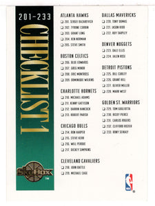 Checklist # 3 (NBA Basketball Card) 1994-95 SkyBox Premium # 298 Mint