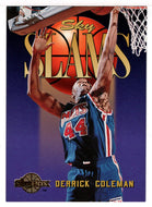 Derrick Coleman - New Jersey Nets - Sky Slams (NBA Basketball Card) 1994-95 SkyBox Premium # 303 Mint