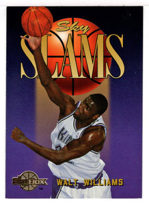 Walt Williams - Sacramento Kings - Sky Slams (NBA Basketball Card) 1994-95 SkyBox Premium # 312 Mint