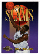 Walt Williams - Sacramento Kings - Sky Slams (NBA Basketball Card) 1994-95 SkyBox Premium # 312 Mint