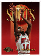 B.J. Armstrong - Chicago Bulls - Sky Shots (NBA Basketball Card) 1994-95 SkyBox Premium # 314 Mint