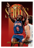 Joe Dumars - Detroit Pistons - Sky Shots (NBA Basketball Card) 1994-95 SkyBox Premium # 315 Mint