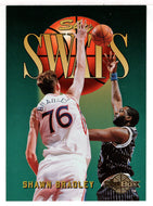 Shawn Bradley - Philadelphia 76ers - Sky Swats (NBA Basketball Card) 1994-95 SkyBox Premium # 326 Mint