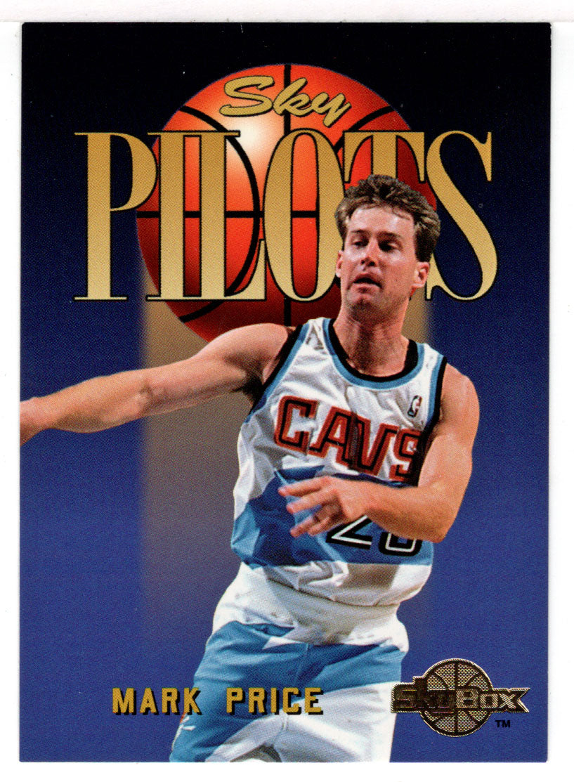 Mark Price - Cleveland Cavaliers - Sky Pilots (NBA Basketball Card) 1994-95 SkyBox Premium # 345 Mint