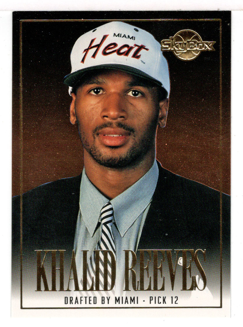 Khalid Reeves - Miami Heat - Draft Picks (NBA Basketball Card) 1994-95 SkyBox Premium # DP 12 Mint