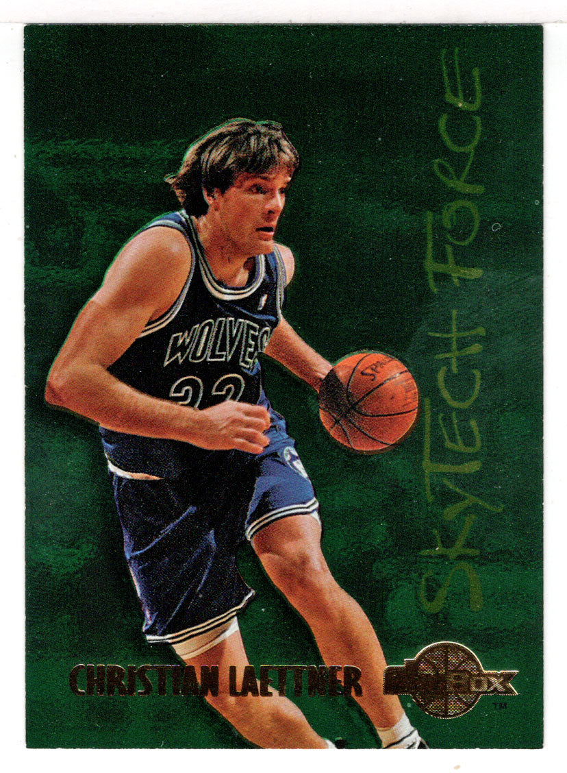 Christian Laettner - Minnesota Timberwolves - Skytech Force (NBA Basketball Card) 1994-95 SkyBox Premium # SF 12 Mint