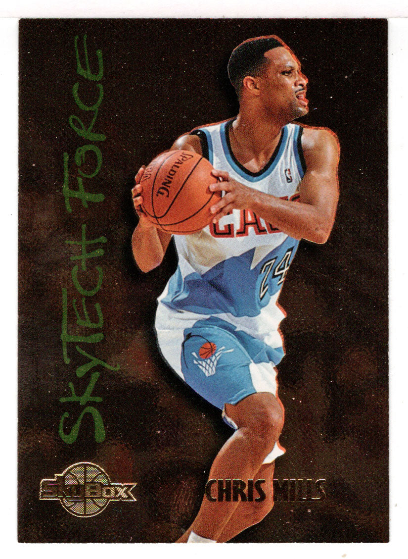 Chris Mills - Cleveland Cavaliers - Skytech Force (NBA Basketball Card) 1994-95 SkyBox Premium # SF 15 Mint