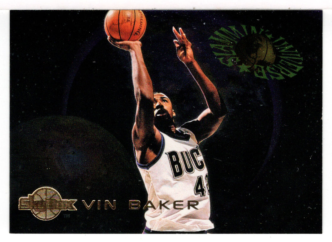 Vin Baker - Milwaukee Bucks - Slammin' Universe (NBA Basketball Card) 1994-95 SkyBox Premium # SU 1 Mint