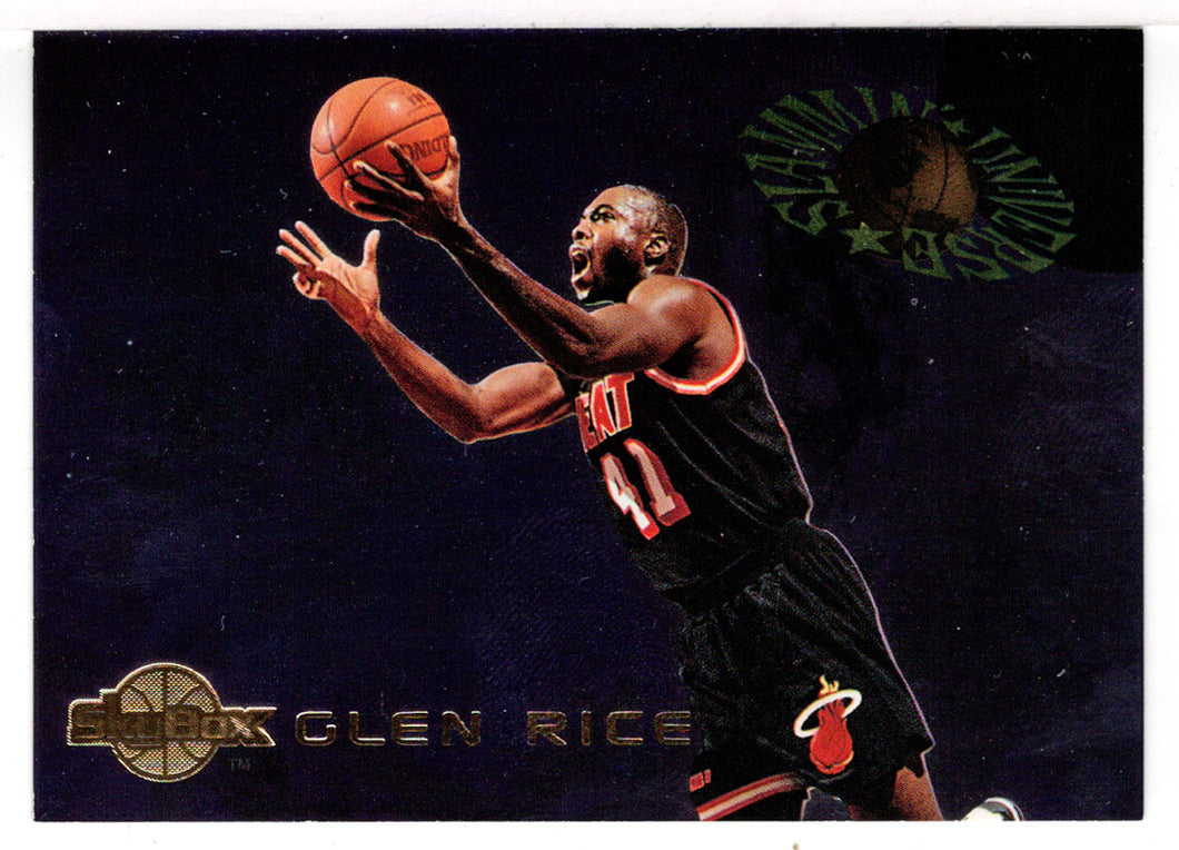 Glen Rice - Miami Heat - Slammin' Universe (NBA Basketball Card) 1994-95 SkyBox Premium # SU 20 Mint
