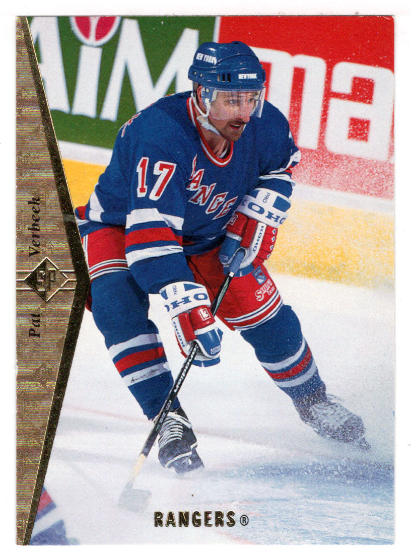 Pat Verbeek - New York Rangers (NHL Hockey Card) 1994-95 Upper Deck SP # 72 Mint