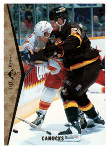 Jeff Brown - Vancouver Canucks (NHL Hockey Card) 1994-95 Upper Deck SP # 123 Mint