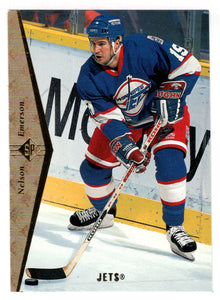 Nelson Emerson - Winnipeg Jets (NHL Hockey Card) 1994-95 Upper Deck SP # 135 Mint
