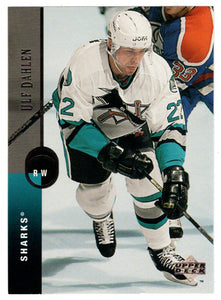 Ulf Dahlen - San Jose Sharks (NHL Hockey Card) 1994-95 Upper Deck # 16 Mint