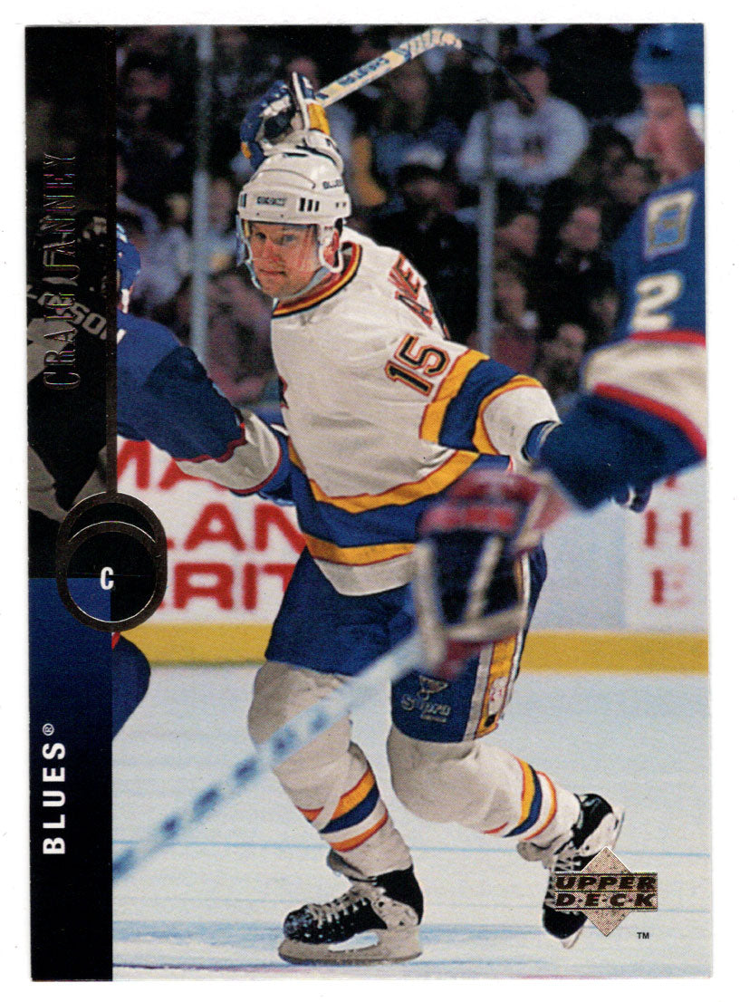 Craig Janney - St. Louis Blues (NHL Hockey Card) 1994-95 Upper Deck # 18 Mint