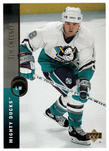 Tim Sweeney - Anaheim Mighty Ducks (NHL Hockey Card) 1994-95 Upper Deck # 38 Mint