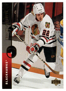 Christian Ruuttu - Chicago Blackhawks (NHL Hockey Card) 1994-95 Upper Deck # 56 Mint