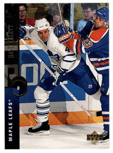 Dave Ellett - Toronto Maple Leafs (NHL Hockey Card) 1994-95 Upper Deck # 67 Mint