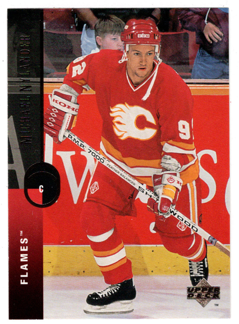 Michael Nylander - Calgary Flames (NHL Hockey Card) 1994-95 Upper Deck # 79 Mint