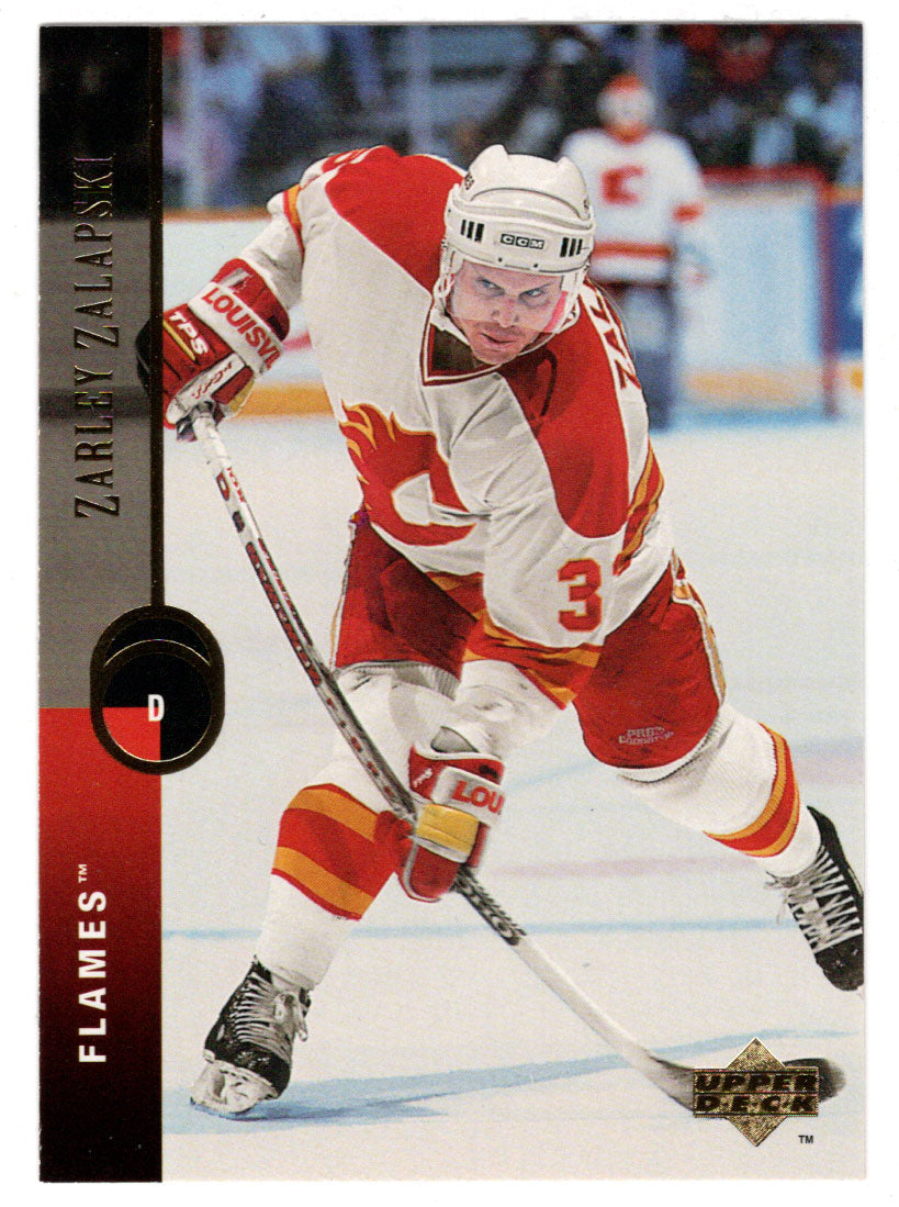 Zarley Zalapski - Calgary Flames (NHL Hockey Card) 1994-95 Upper Deck # 110 Mint