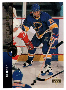 Guy Carbonneau - St. Louis Blues (NHL Hockey Card) 1994-95 Upper Deck # 122 Mint