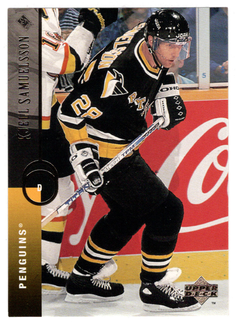 Kjell Samuelsson - Pittsburgh Penguins (NHL Hockey Card) 1994-95 Upper Deck # 128 Mint