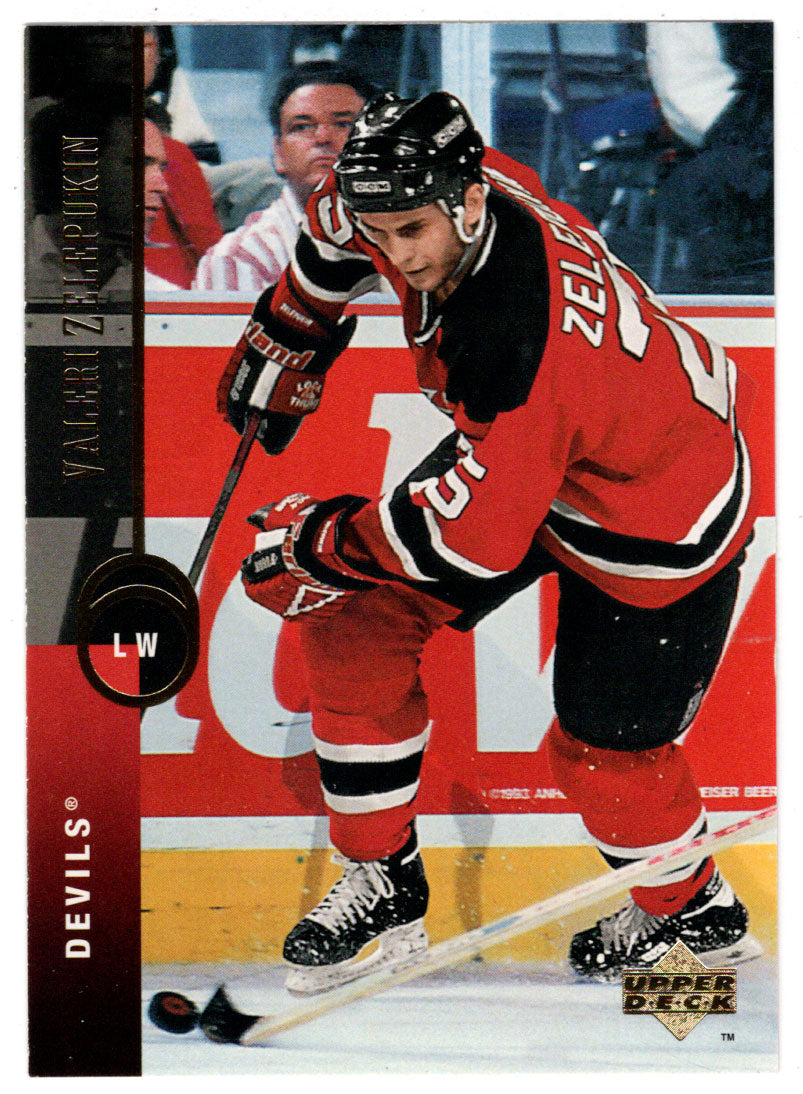 Valeri Zelepukin - New Jersey Devils (NHL Hockey Card) 1994-95 Upper Deck # 143 Mint