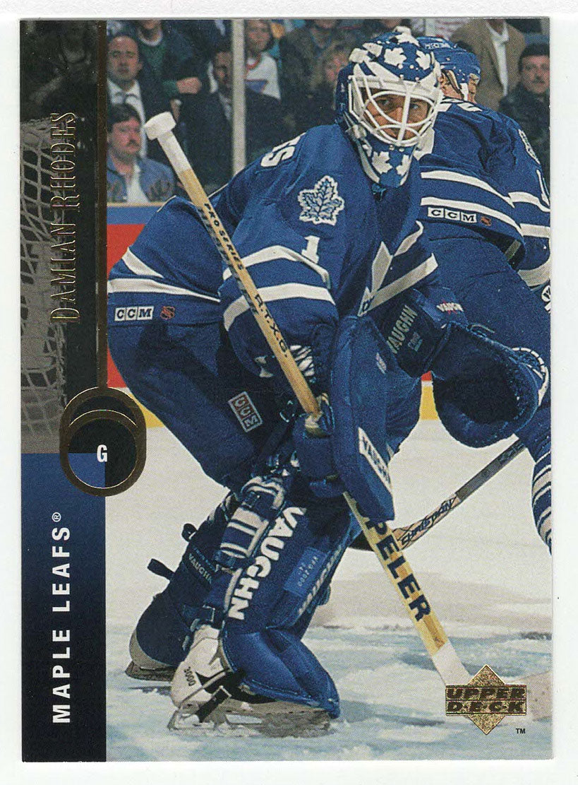 Damian Rhodes - Toronto Maple Leafs (NHL Hockey Card) 1994-95 Upper Deck # 154 Mint