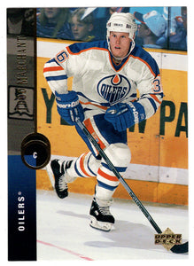 Todd Marchant - Edmonton Oilers (NHL Hockey Card) 1994-95 Upper Deck # 159 Mint