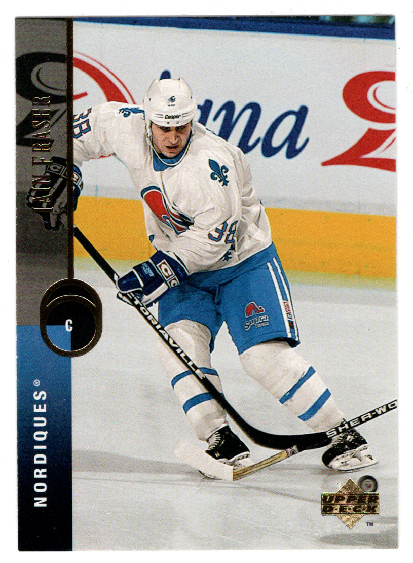 Iain Fraser - Quebec Nordiques (NHL Hockey Card) 1994-95 Upper Deck # 162 Mint