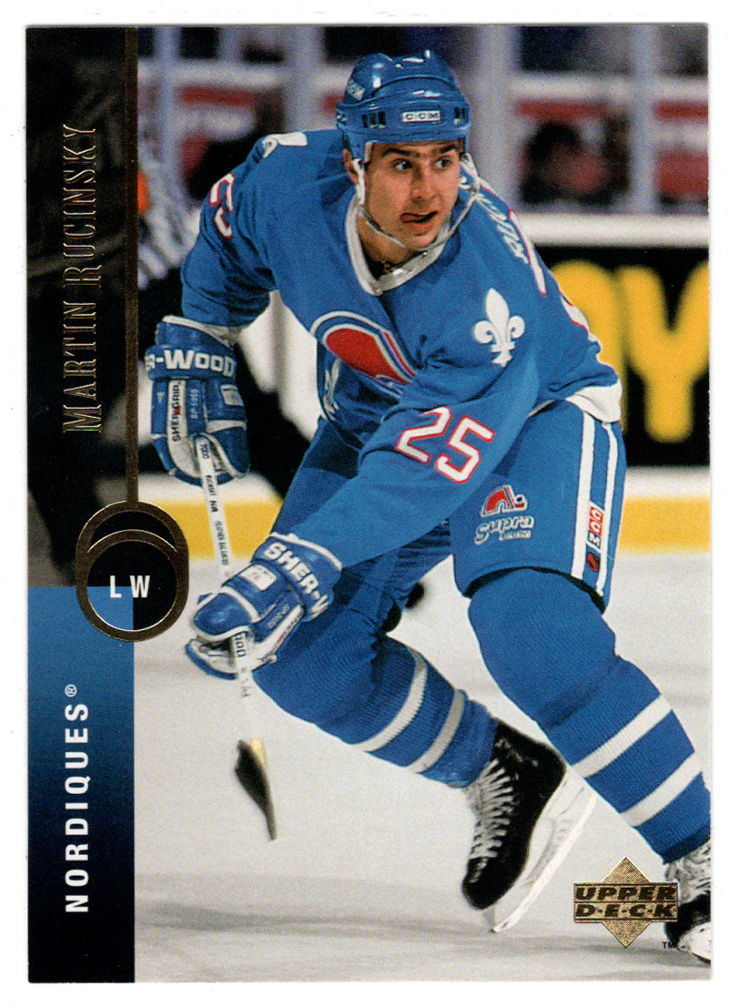 Martin Rucinsky - Quebec Nordiques (NHL Hockey Card) 1994-95 Upper Deck # 201 Mint