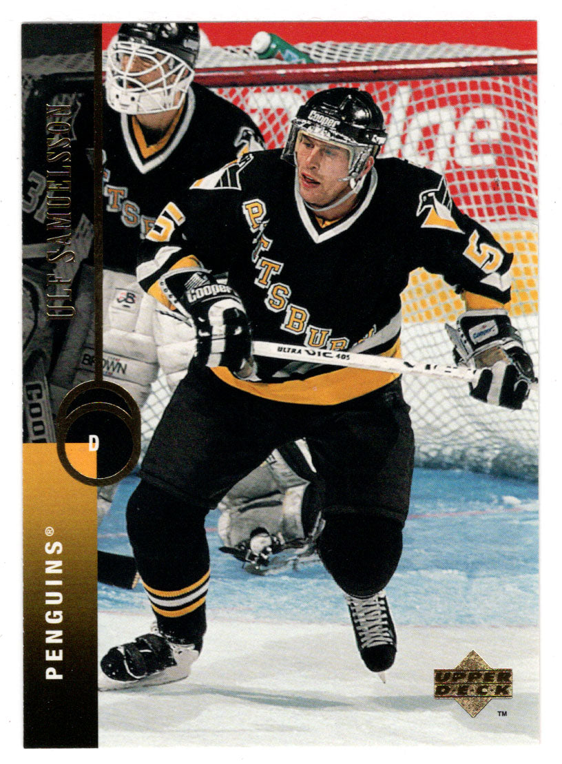 Ulf Samuelsson - Pittsburgh Penguins (NHL Hockey Card) 1994-95 Upper Deck # 209 Mint