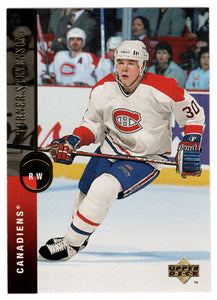 Turner Stevenson - Montreal Canadiens (NHL Hockey Card) 1994-95 Upper Deck # 221 Mint