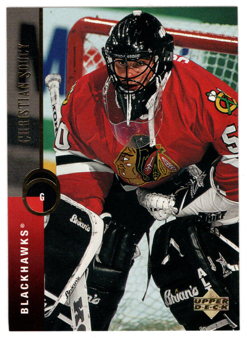 Christian Soucy RC - Chicago Blackhawks (NHL Hockey Card) 1994-95 Upper Deck # 223 Mint